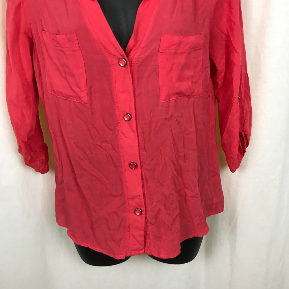 Needle & Thread WOMENS Blouse Small Red - Picture 3 of 8